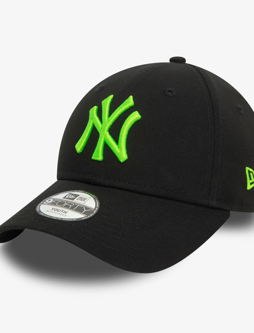 New Era Chyt Neon 9Forty Neyyan Blkgrs Çocuk Siyah Şapka New Era Chyt Neon 9Forty Neyyan Blkgrs Çocuk Siyah Şapka