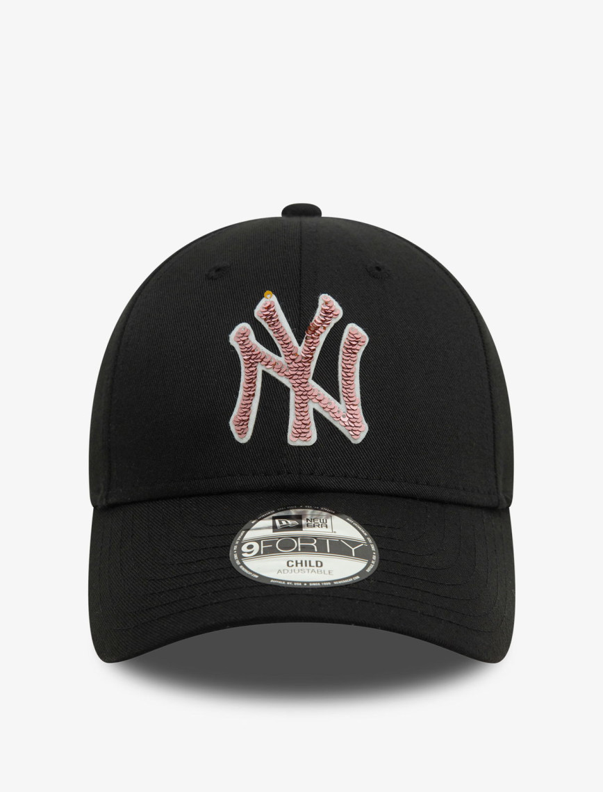 New Era Child Sequin 9Forty Neyyan Blkpnk Çocuk Siyah Şapka New Era Child Sequin 9Forty Neyyan Blkpnk Çocuk Siyah Şapka