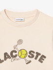 Lacoste Çocuk Baskılı Bej Sweatshirt Lacoste Çocuk Baskılı Bej Sweatshirt