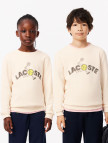 Lacoste Çocuk Baskılı Bej Sweatshirt Lacoste Çocuk Baskılı Bej Sweatshirt