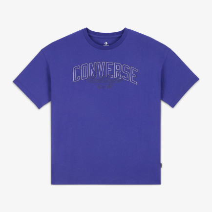 Converse Kadın Baskılı Mor T-Shirt Converse Kadın Baskılı Mor T-Shirt