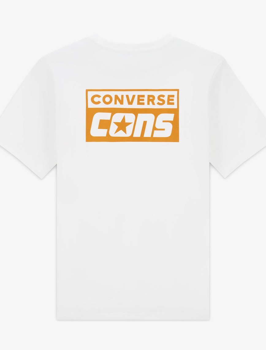 Converse Erkek Grafik Baskılı Beyaz T-Shirt Converse Erkek Grafik Baskılı Beyaz T-Shirt