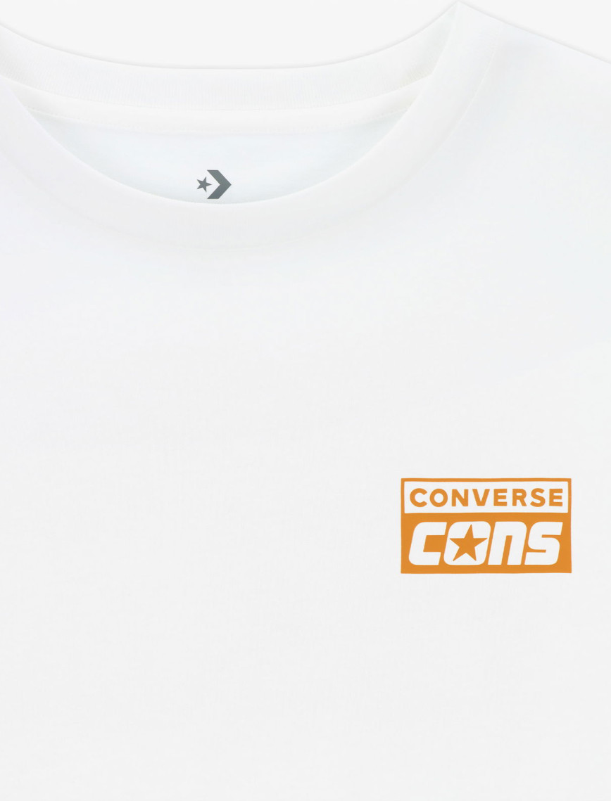 Converse Erkek Grafik Baskılı Beyaz T-Shirt Converse Erkek Grafik Baskılı Beyaz T-Shirt
