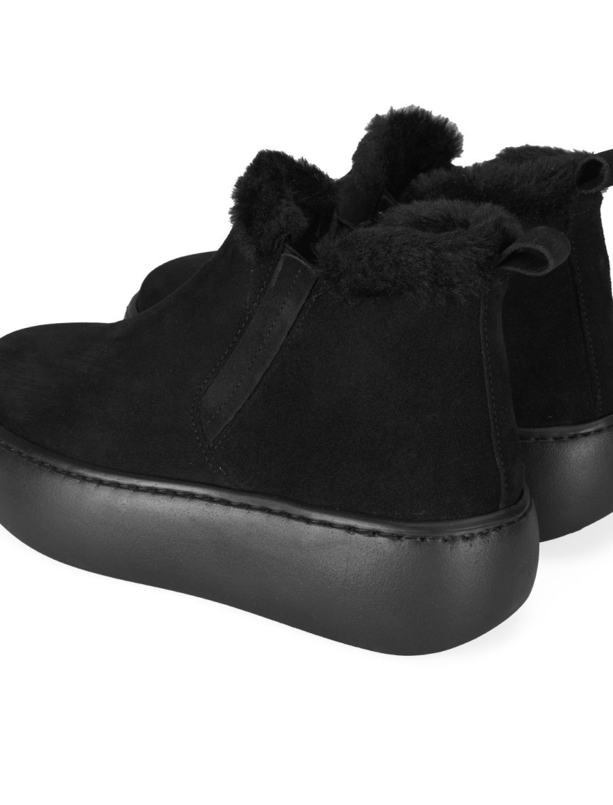 Jessia Siyah Kadın Süet Bot Jessia Siyah Kadın Süet Bot