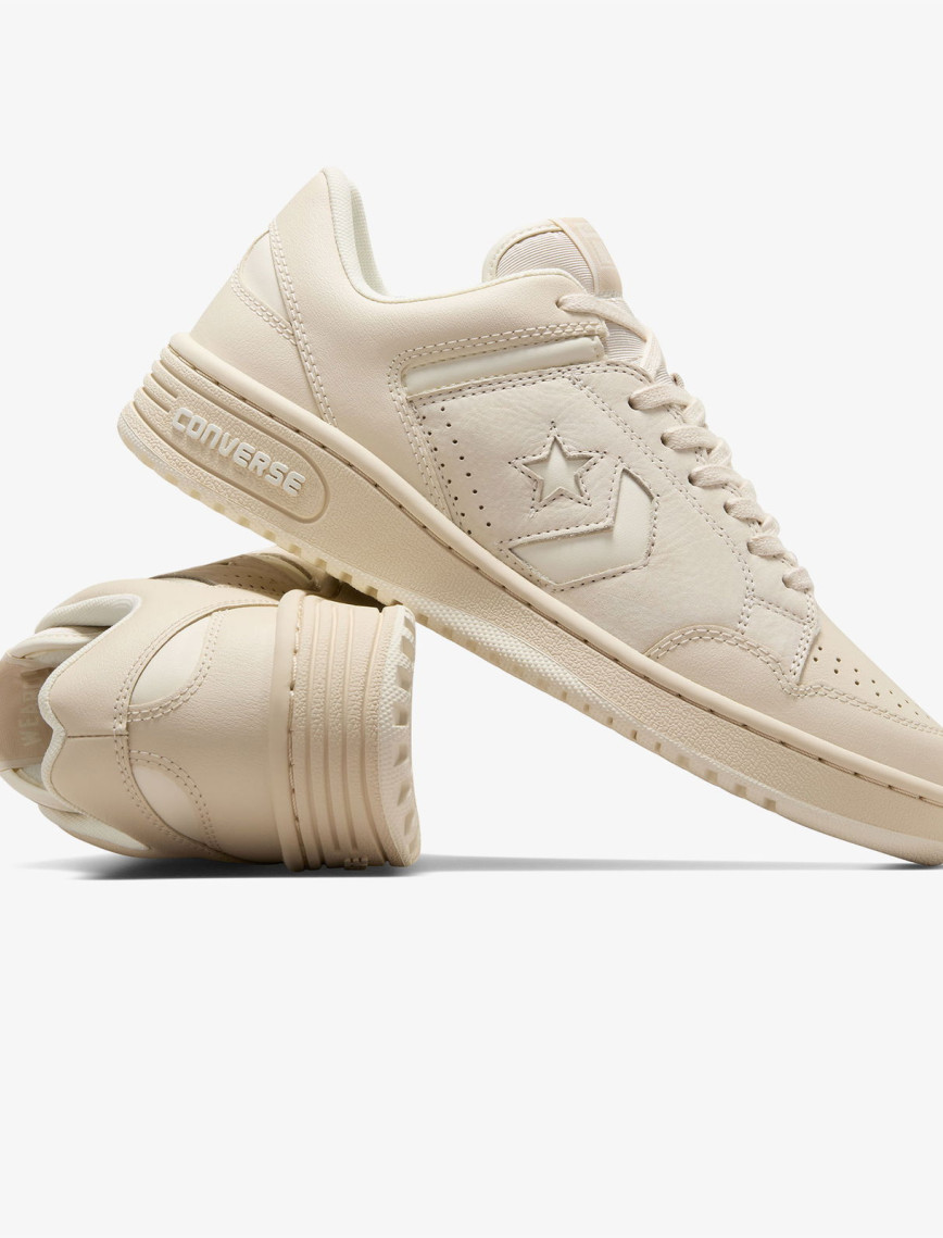 Converse Weapon Unisex Krem Deri Sneaker Converse Weapon Unisex Krem Deri Sneaker