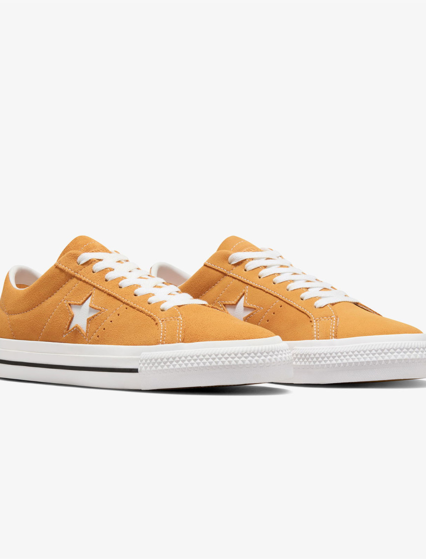 Converse One Star Pro Unisex Sarı Süet Sneaker Converse One Star Pro Unisex Sarı Süet Sneaker