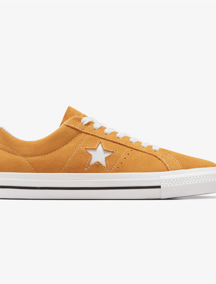 Converse One Star Pro Unisex Sarı Süet Sneaker Converse One Star Pro Unisex Sarı Süet Sneaker
