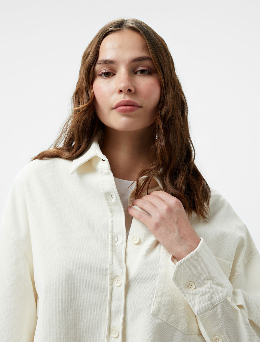 Nautica Kadın Beyaz Regular Fit Gömlek Nautica Kadın Beyaz Regular Fit Gömlek