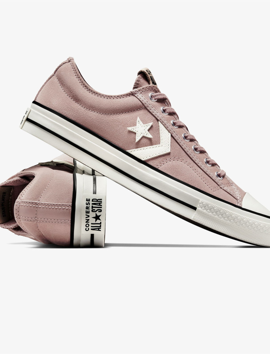 Converse Star Player 76 Unisex Pembe Deri Sneaker Converse Star Player 76 Unisex Pembe Deri Sneaker