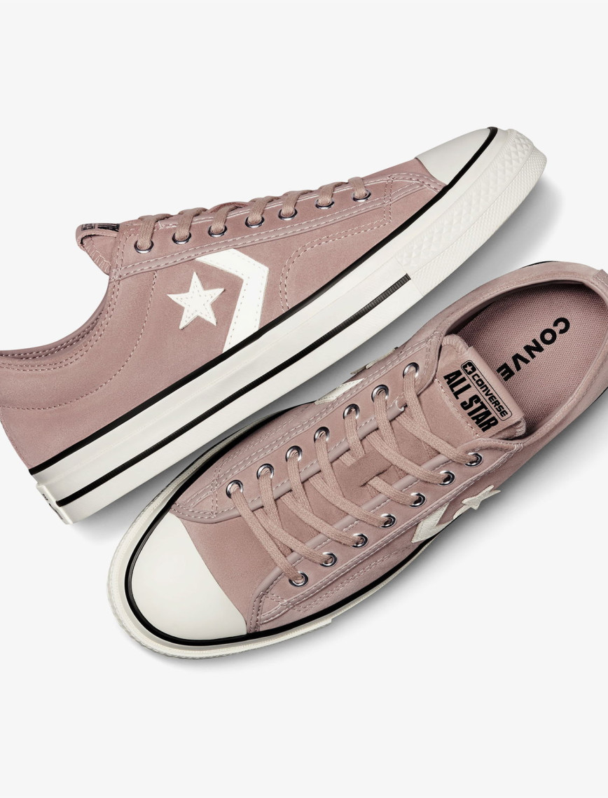 Converse Star Player 76 Unisex Pembe Deri Sneaker Converse Star Player 76 Unisex Pembe Deri Sneaker