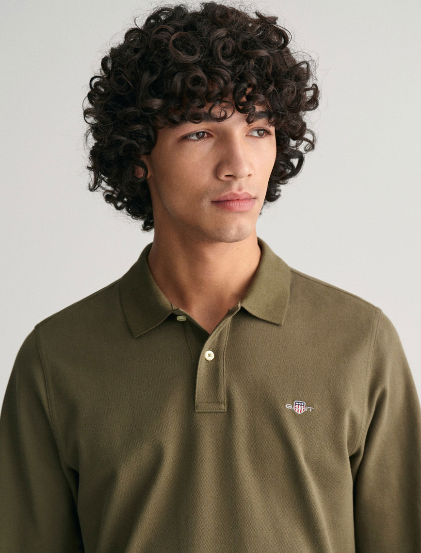 GANT Erkek Yeşil Regular Fit Polo GANT Erkek Yeşil Regular Fit Polo
