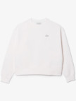 Lacoste Kadın Oversize Fit Bisiklet Yaka Beyaz Sweatshirt Lacoste Kadın Oversize Fit Bisiklet Yaka Beyaz Sweatshirt