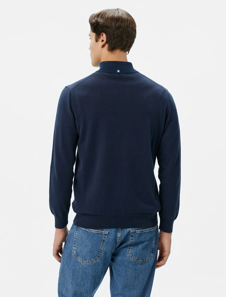 Ucla Fred Erkek Lacivert Triko Ucla Fred Erkek Lacivert Triko