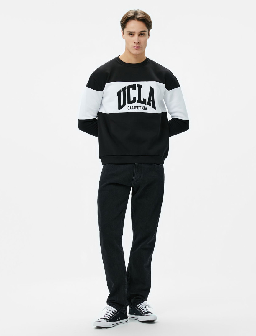 Ucla Archer Erkek Siyah Sweatshirt