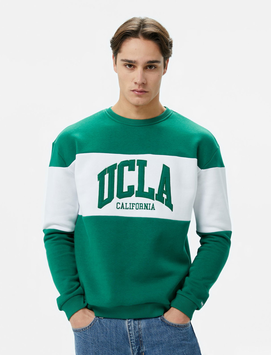 Ucla Archer Erkek Yeşil Sweatshirt