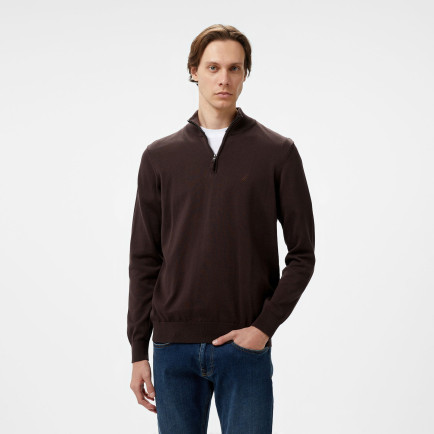 Nautica Erkek Kahverengi Regular Fit Triko Nautica Erkek Kahverengi Regular Fit Triko