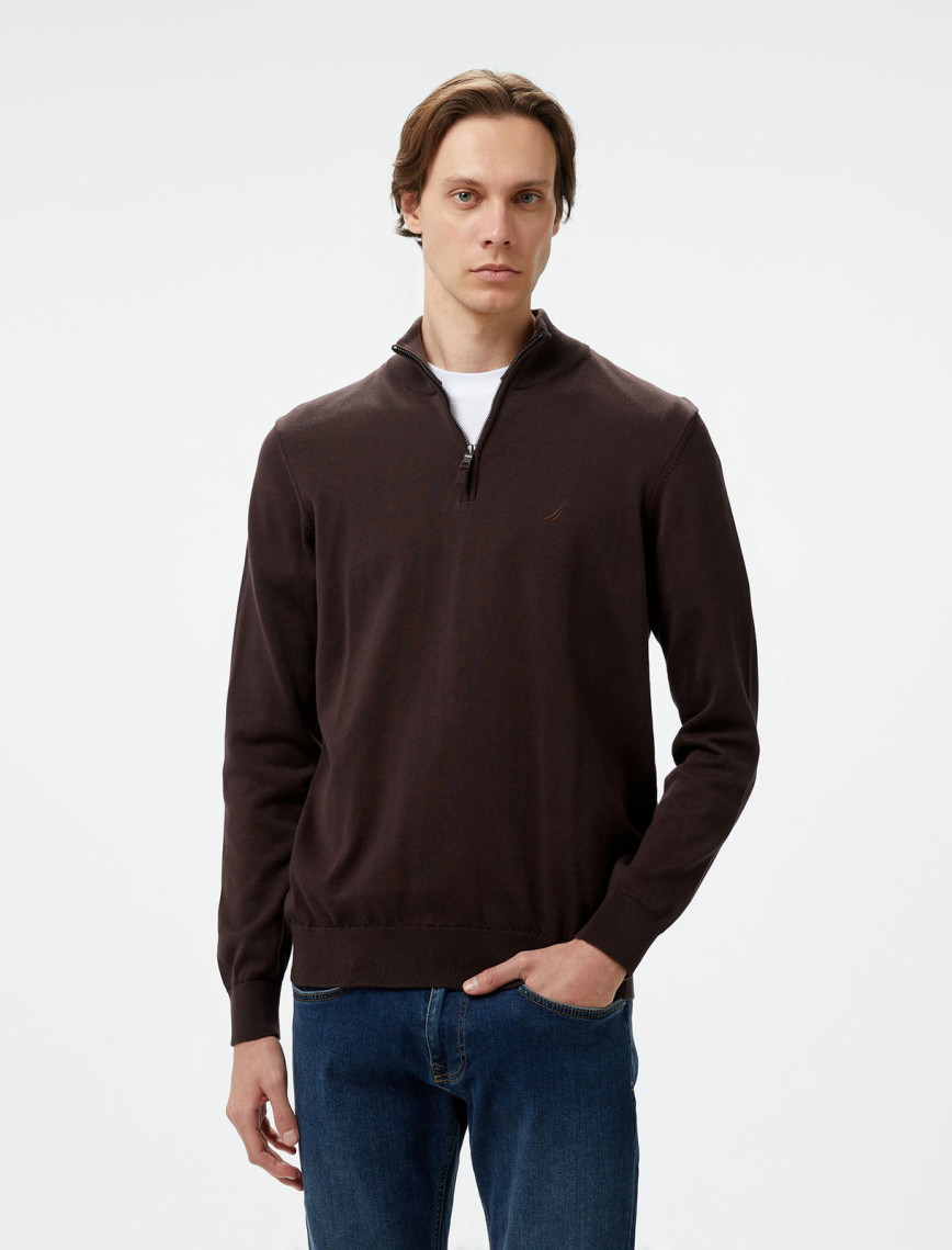 Nautica Erkek Kahverengi Regular Fit Triko Nautica Erkek Kahverengi Regular Fit Triko