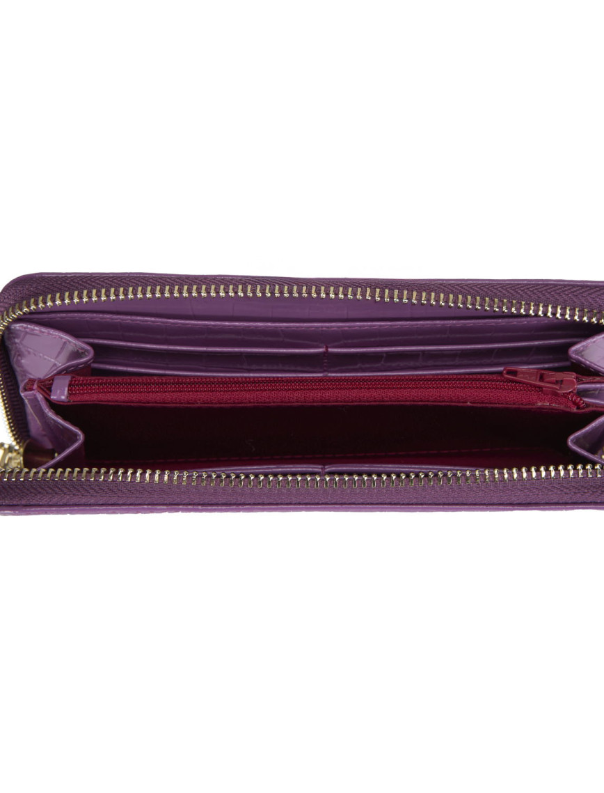 Zane Mor Kadın Kroko Baskılı Deri Cüzdan Zane Mor Kadın Kroko Baskılı Deri Cüzdan