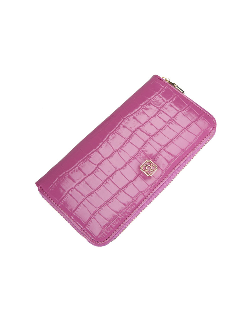 Zane Mor Kadın Kroko Baskılı Deri Cüzdan Zane Mor Kadın Kroko Baskılı Deri Cüzdan