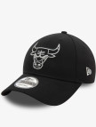 New Era Chicago Bulls Metallic Outline 9Forty Unisex Siyah Şapka New Era Chicago Bulls Metallic Outline 9Forty Unisex Siyah Şapka