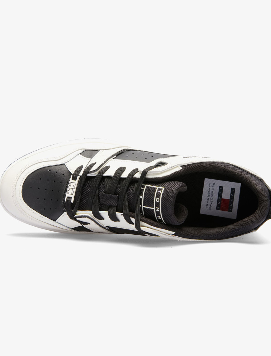 Tommy Jeans Basket Retro Erkek Siyah Sneaker Tommy Jeans Basket Retro Erkek Siyah Sneaker