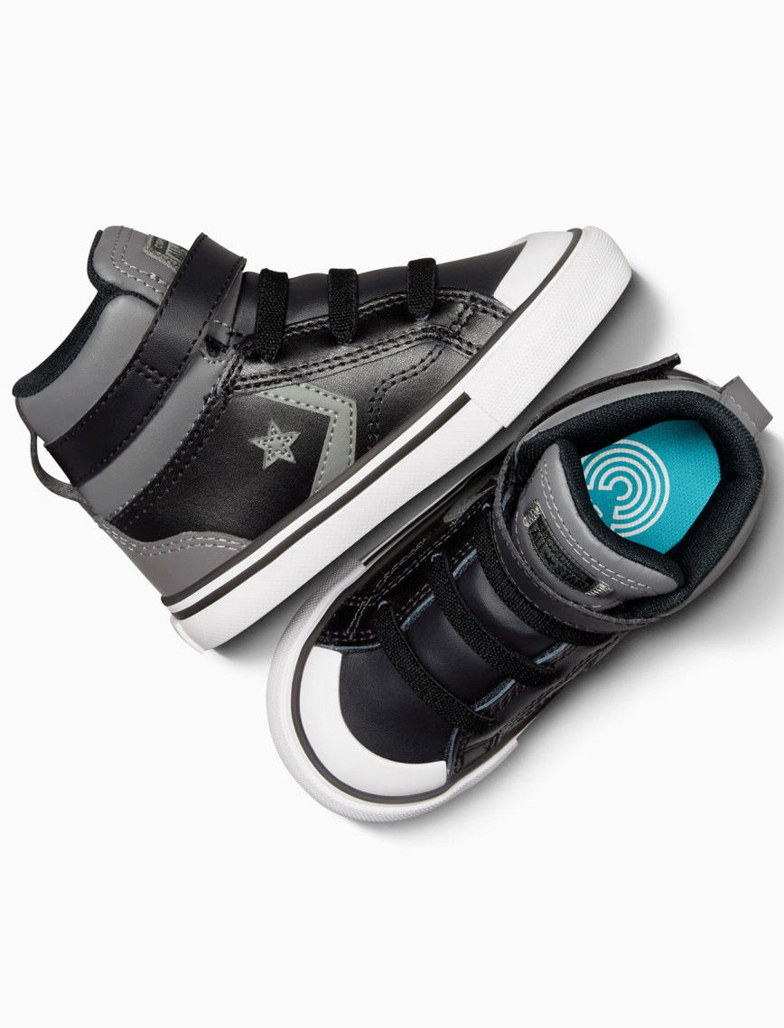 Converse Pro Blaze Bebek Gri Deri Bot Converse Pro Blaze Bebek Gri Deri Bot