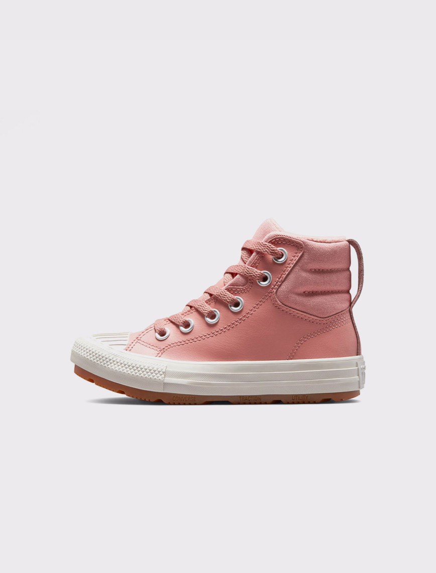 Converse Chuck Taylor All Star Berkshire Çocuk Pembe Deri Bot Converse Chuck Taylor All Star Berkshire Çocuk Pembe Deri Bot