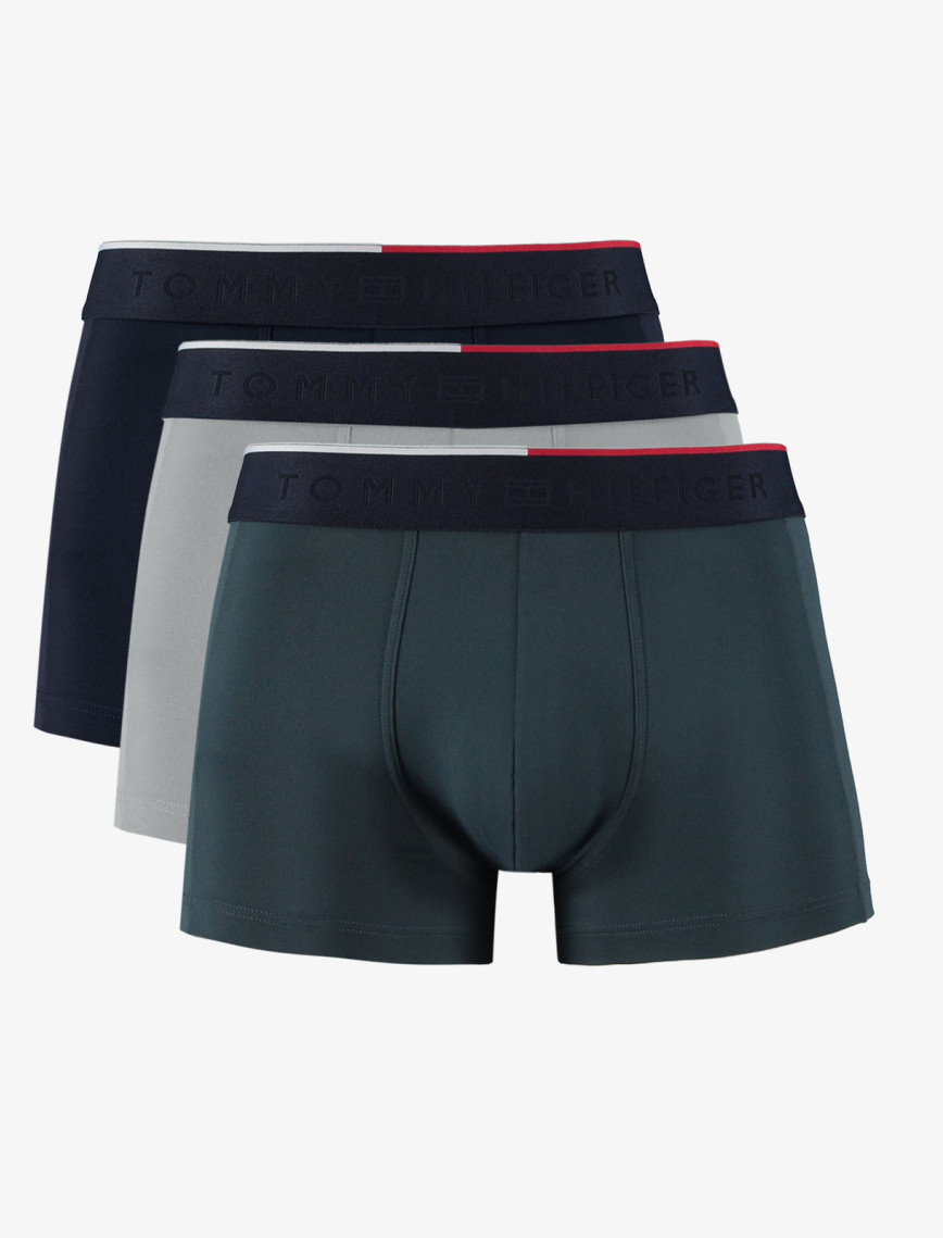 Tommy Hilfiger 3lü Erkek Renkli Boxer Tommy Hilfiger 3lü Erkek Renkli Boxer