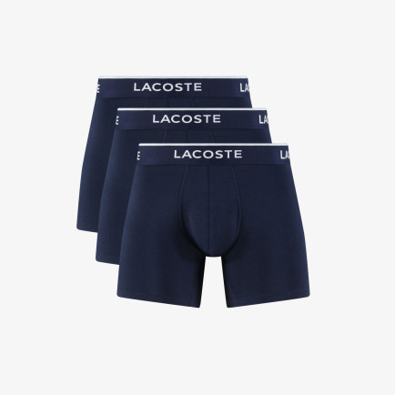 Lacoste Erkek 3'lü Lacivert Boxer Lacoste Erkek 3'lü Lacivert Boxer