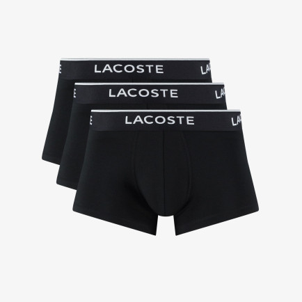 Lacoste Erkek 3'lü Siyah Boxer Lacoste Erkek 3'lü Siyah Boxer