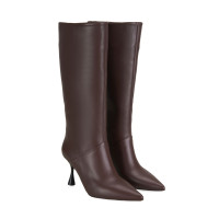 Kadın Kahve Topuklu Deri Çizme Kadın Kahve Topuklu Deri Çizme