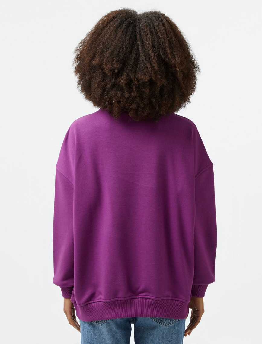 Ucla Barbara Kadın Mor Sweatshirt Ucla Barbara Kadın Mor Sweatshirt