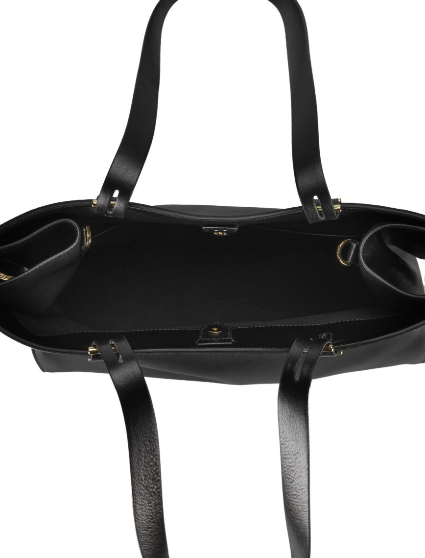 Seven Big Siyah Kadın Deri Omuz Çantası Seven Big Siyah Kadın Deri Omuz Çantası