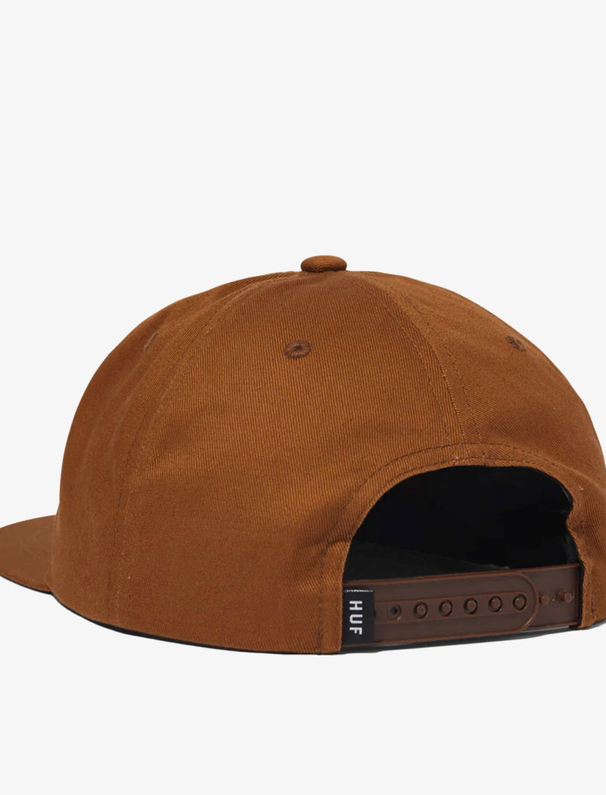 HUF Set TT Unisex Kahverengi Şapka HUF Set TT Unisex Kahverengi Şapka