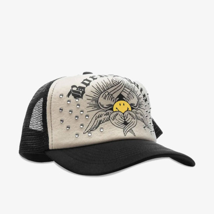 Market Smiley Born Again Erkek Krem/Siyah Şapka Market Smiley Born Again Erkek Krem/Siyah Şapka