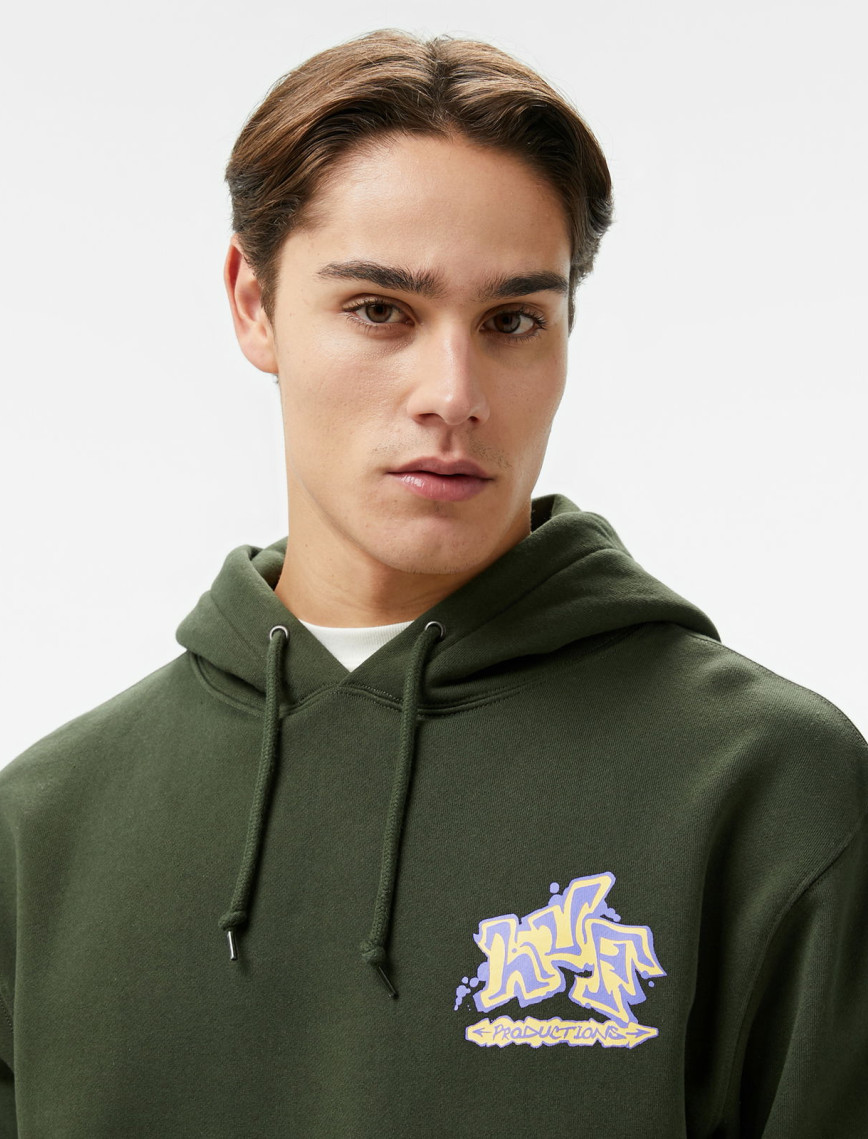 Huf Productions P/O Erkek Yeşil Hoodie Huf Productions P/O Erkek Yeşil Hoodie