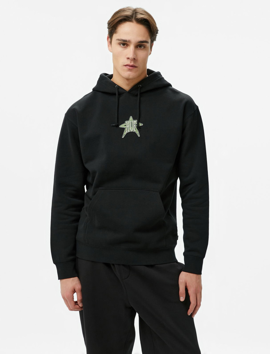 Huf Intergalactic P/O Erkek Siyah Hoodie Huf Intergalactic P/O Erkek Siyah Hoodie