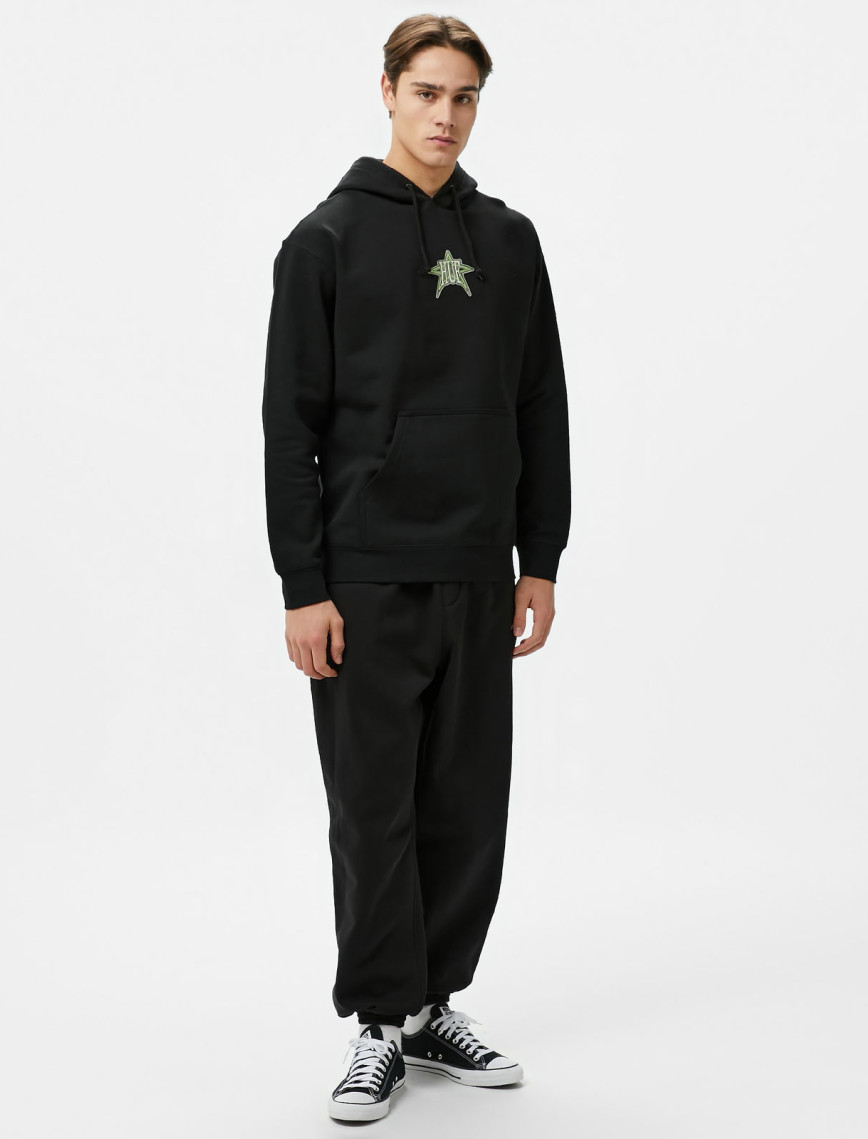Huf Intergalactic P/O Erkek Siyah Hoodie Huf Intergalactic P/O Erkek Siyah Hoodie