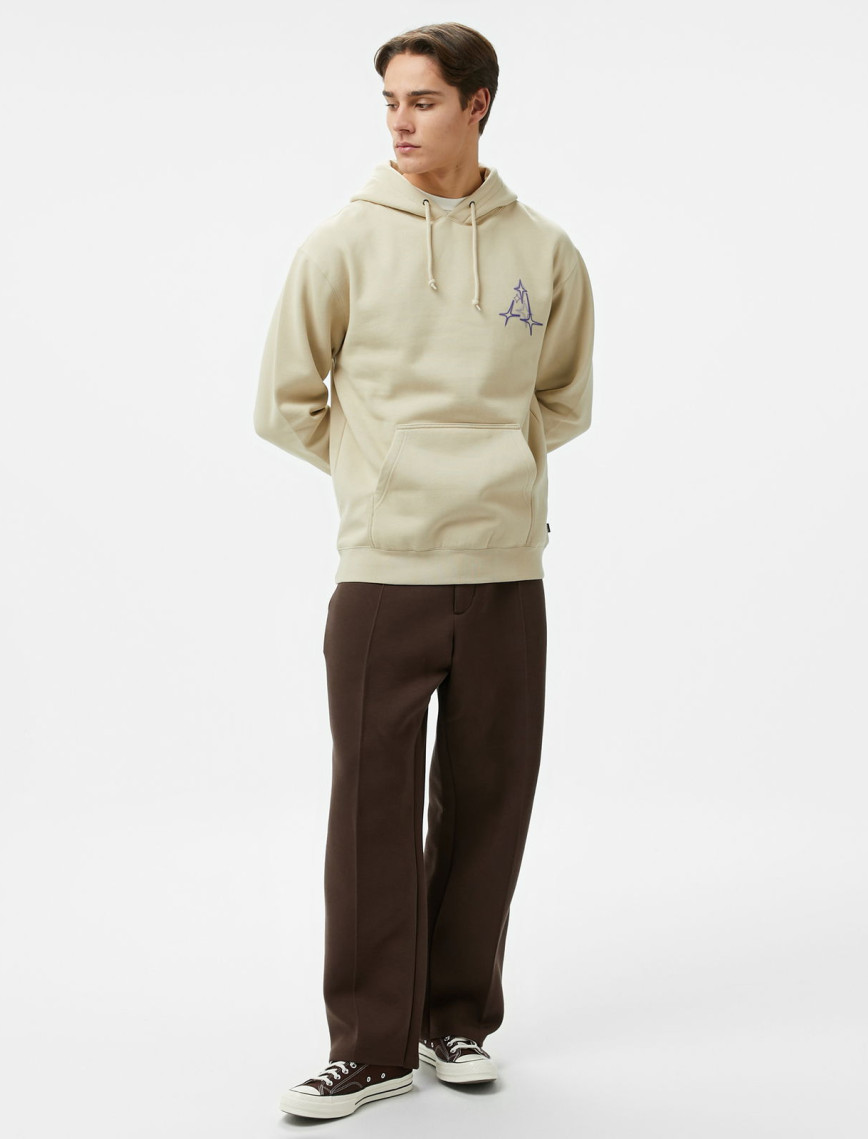 HUF Gleam P/O Erkek Bej Hoodie HUF Gleam P/O Erkek Bej Hoodie