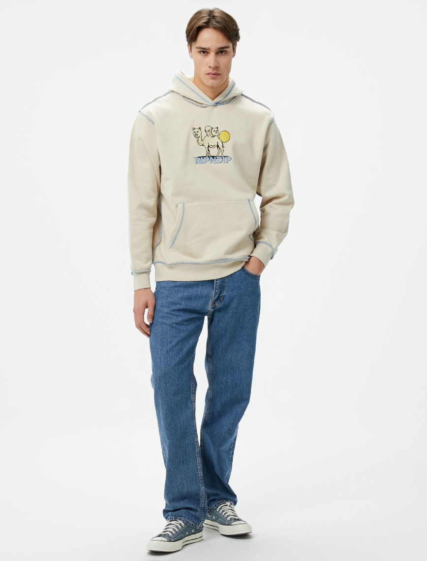 Ripndip Barnum Erkek Krem Sweatshirt Ripndip Barnum Erkek Krem Sweatshirt