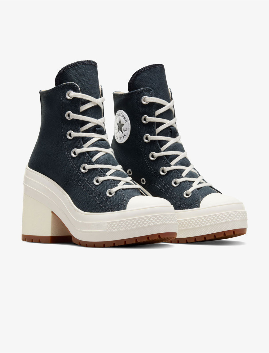 Converse Chuck 70 De Luxe Heel Unisex Siyah Platform Sneaker Converse Chuck 70 De Luxe Heel Unisex Siyah Platform Sneaker