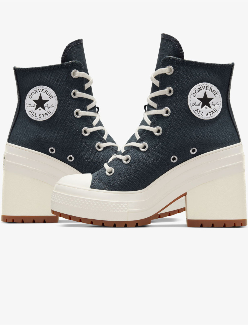 Converse Chuck 70 De Luxe Heel Unisex Siyah Platform Sneaker Converse Chuck 70 De Luxe Heel Unisex Siyah Platform Sneaker