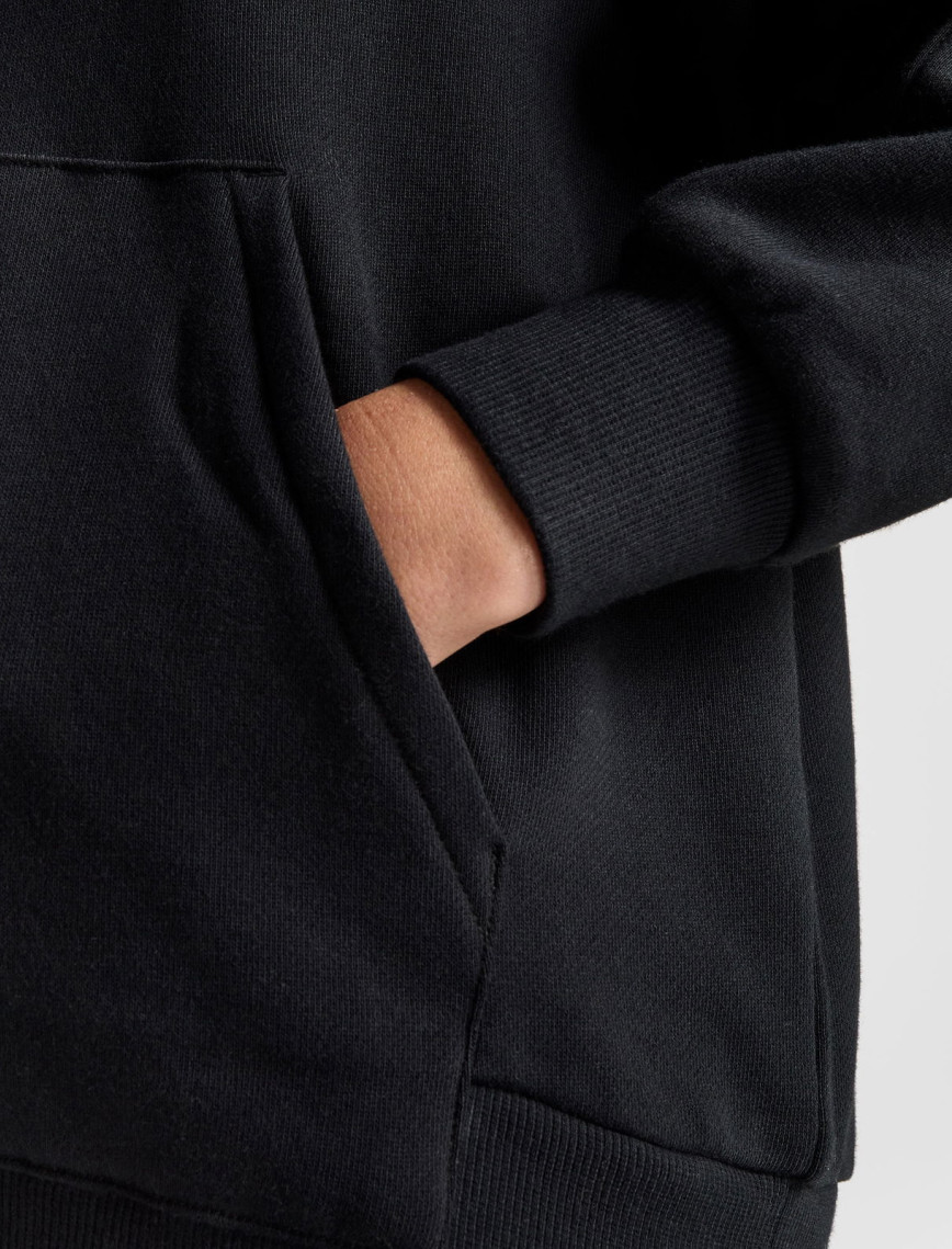 Converse Kadın Oversize Fit Siyah Hoodie Converse Kadın Oversize Fit Siyah Hoodie
