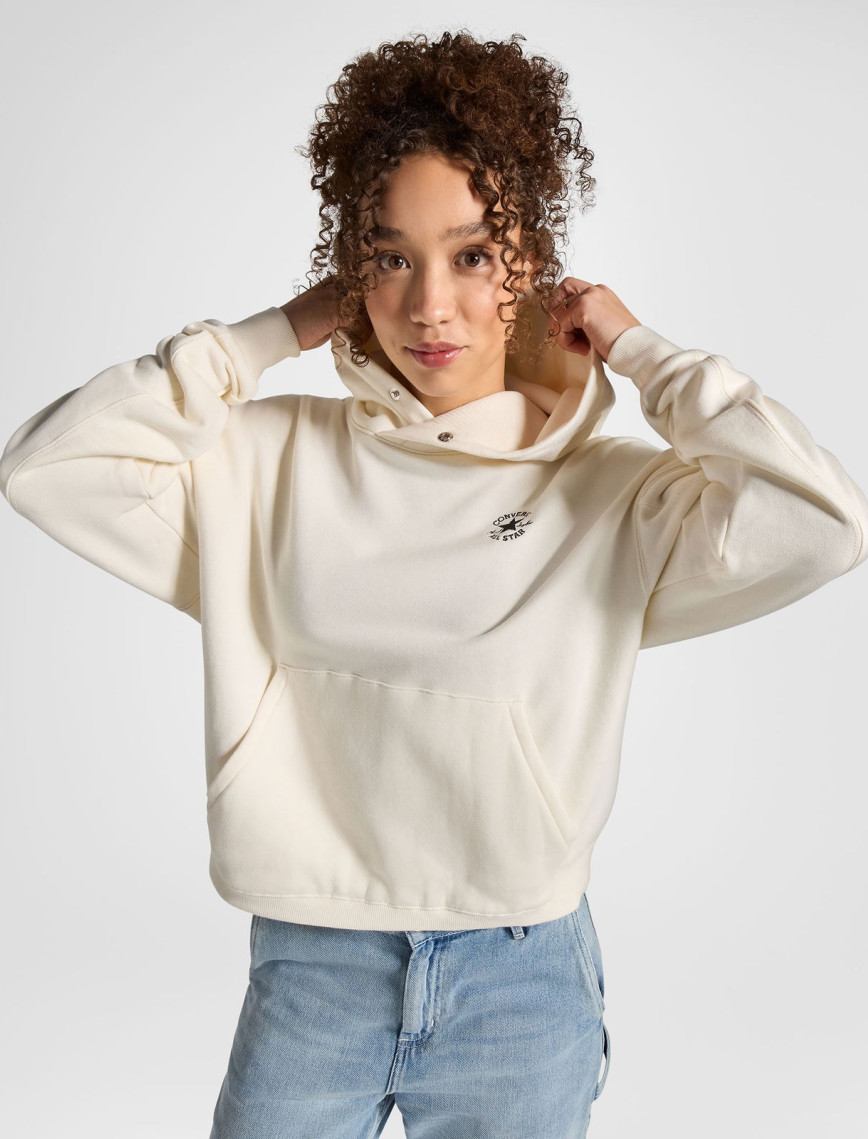 Converse Kadın Oversize Fit Bordo Hoodie