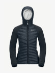 Jack Wolfskin Routeburn Hybird Kadın Siyah Mont Jack Wolfskin Routeburn Hybird Kadın Siyah Mont