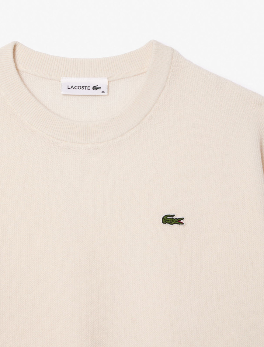 Lacoste Kadın Beyaz Triko Lacoste Kadın Beyaz Triko