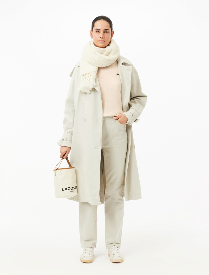 Lacoste Kadın Beyaz Triko Lacoste Kadın Beyaz Triko