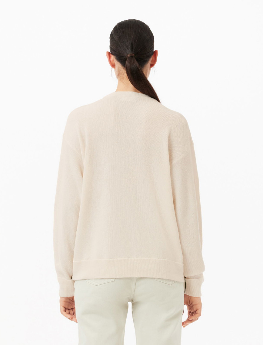 Lacoste Kadın Beyaz Triko Lacoste Kadın Beyaz Triko