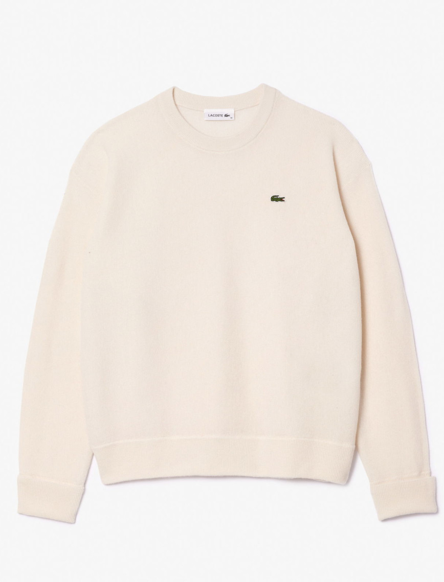 Lacoste Kadın Beyaz Triko Lacoste Kadın Beyaz Triko