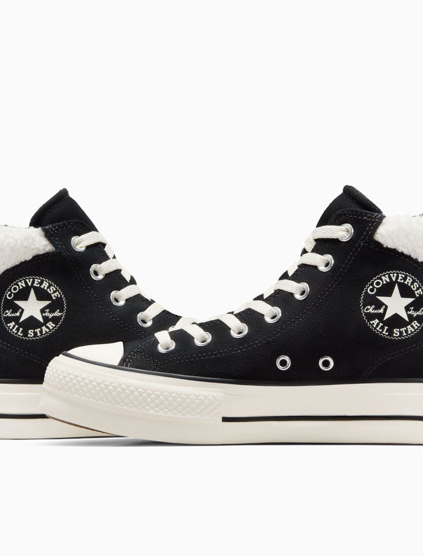 Converse Chuck Taylor All Star Puff Lift Kadın Siyah Süet Sneaker Converse Chuck Taylor All Star Puff Lift Kadın Siyah Süet Sneaker